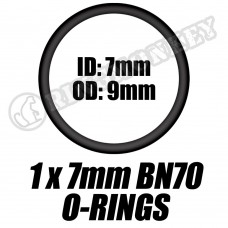 1x7mm ORINGS (10 pack)