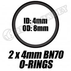 2x4mm ORINGS (10 pack)