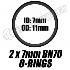 2x7mm ORINGS (10 pack) 2x7mm ORINGS (10 pack)