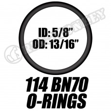114 BN70 ORINGS (10 pack)
