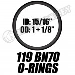 119 BN70 ORINGS (10 pack)