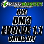DYE DM3 EVOLVE 1.1 ORING KIT