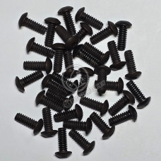 6-32 x 3/8" BUTTONHEAD BLACKOUT SCREWS